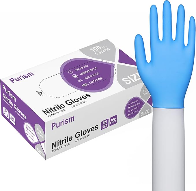 Nitrile Disposable Gloves (Resin-Safe)