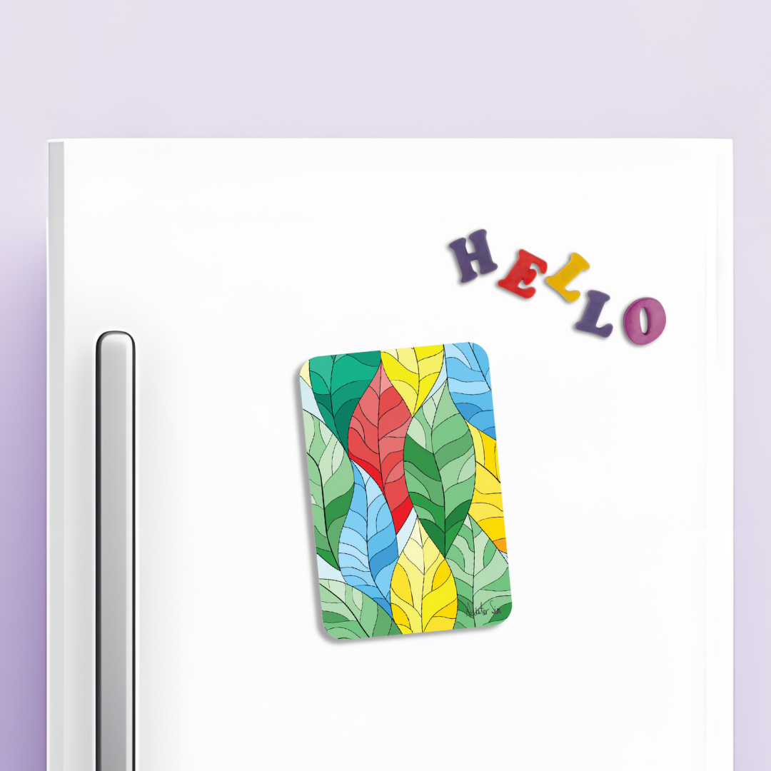 Colourful Leaf Magnet