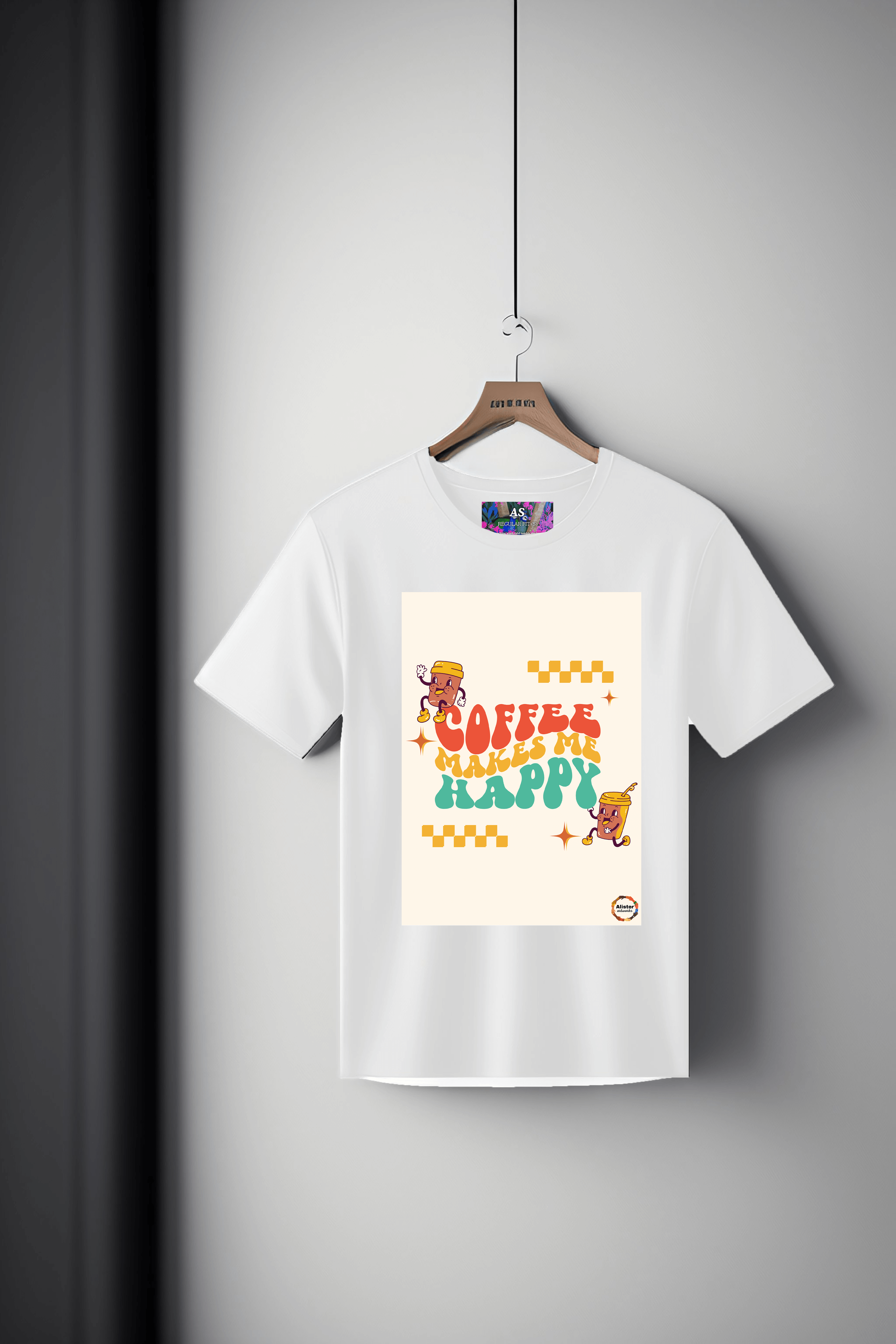 Graphic Tee: Coffee Happiness