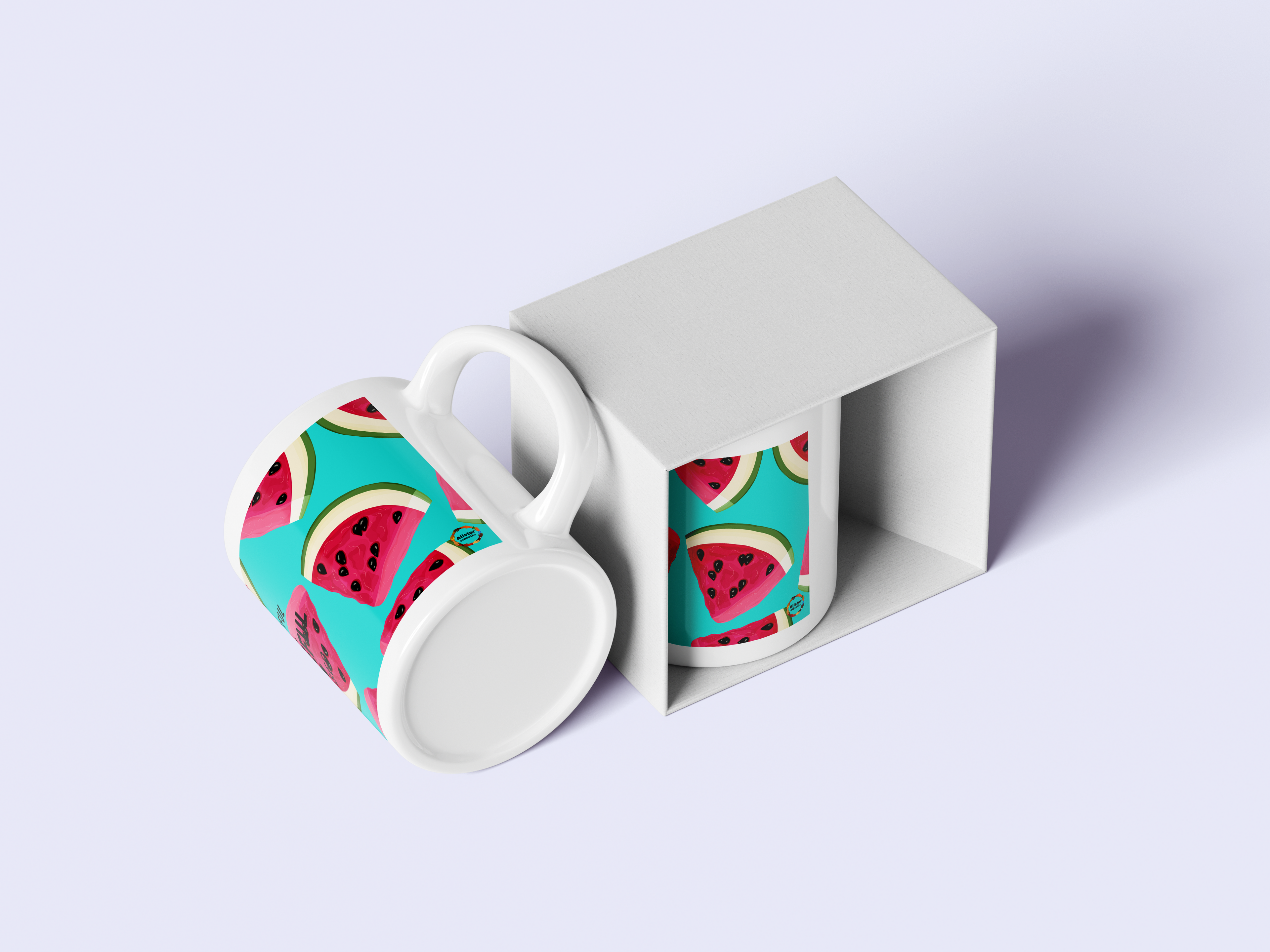 3 Be(s) Mug (Watermelon)
