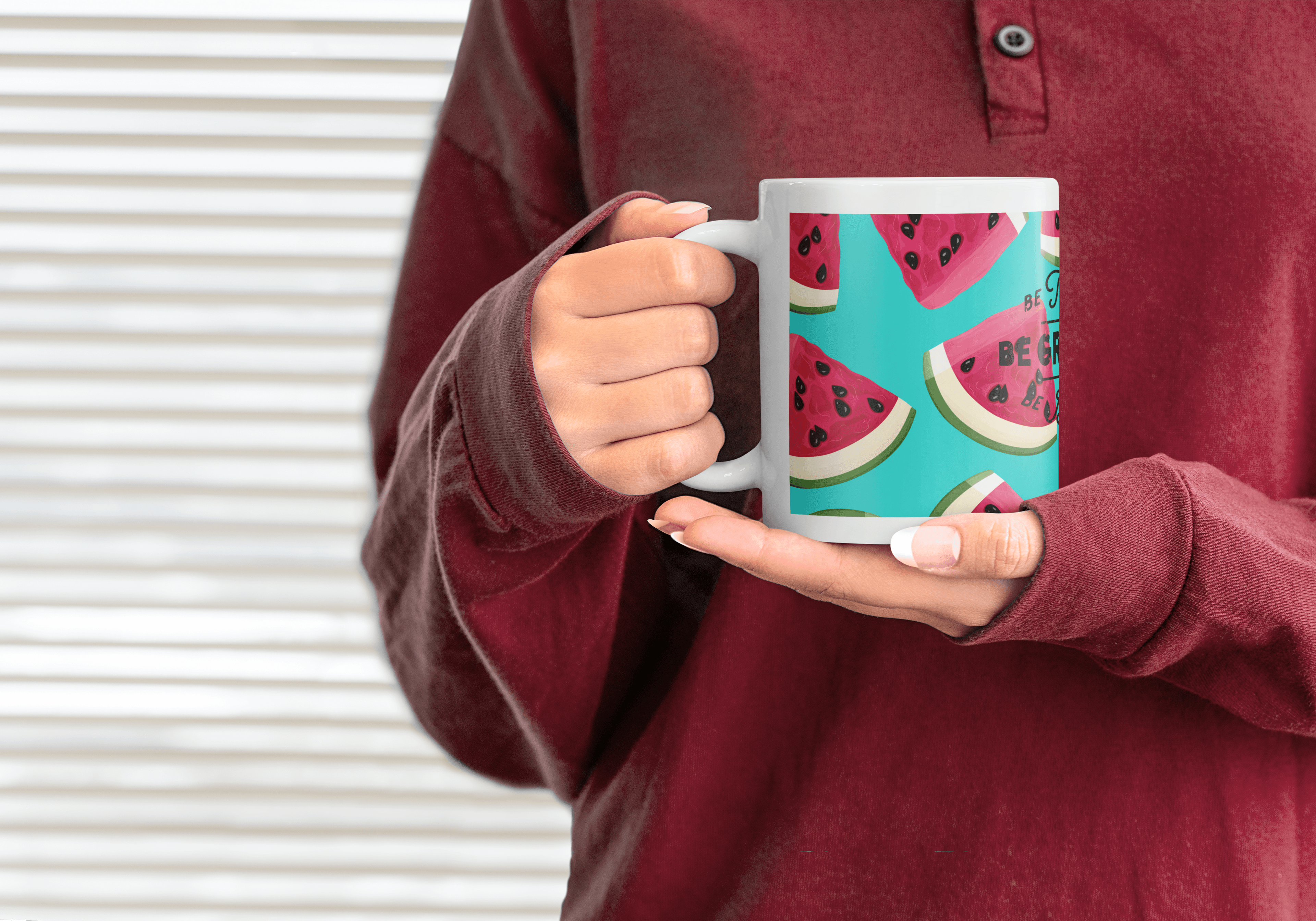 3 Be(s) Mug (Watermelon)