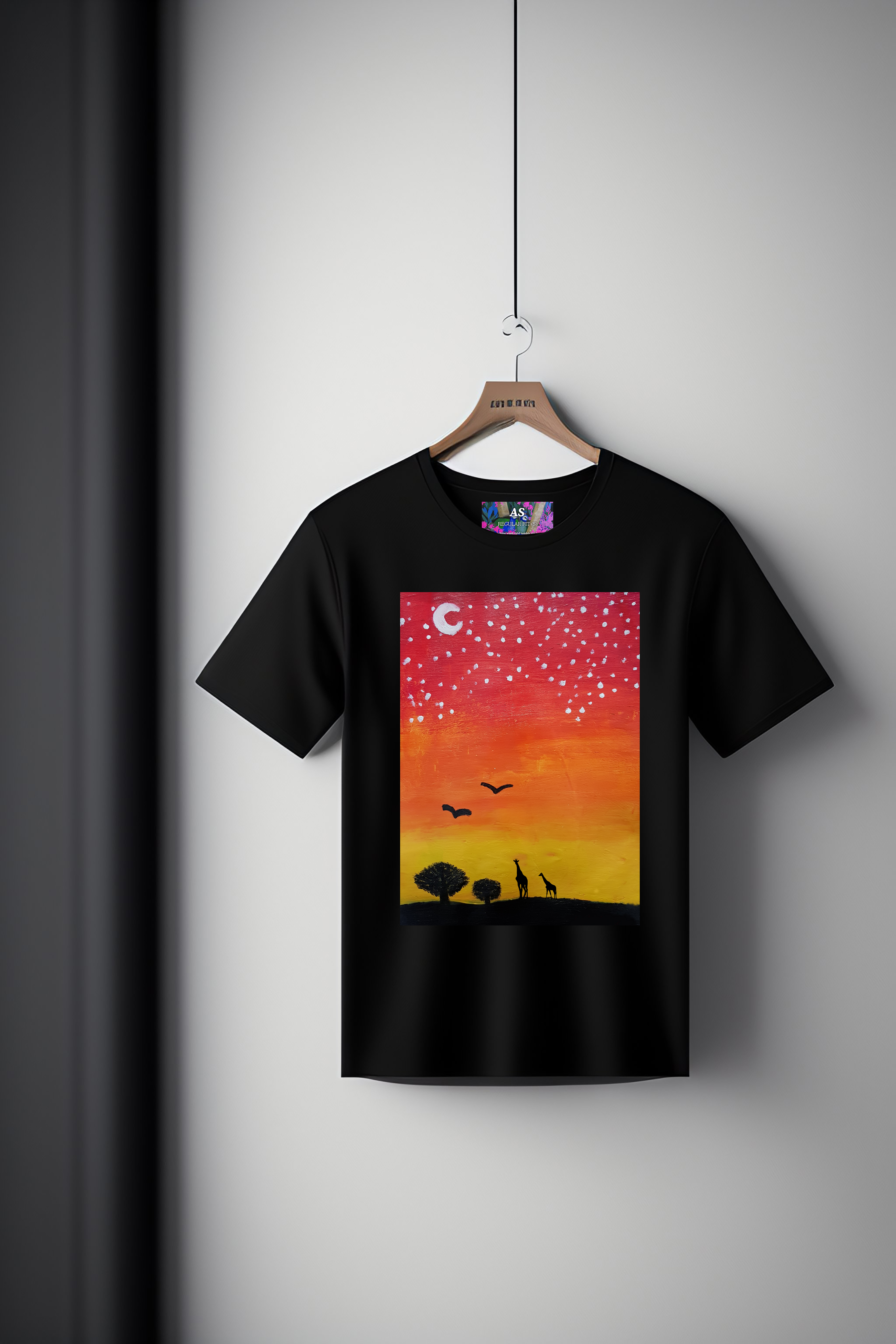 Canvas Art Tee: Twilight Flight