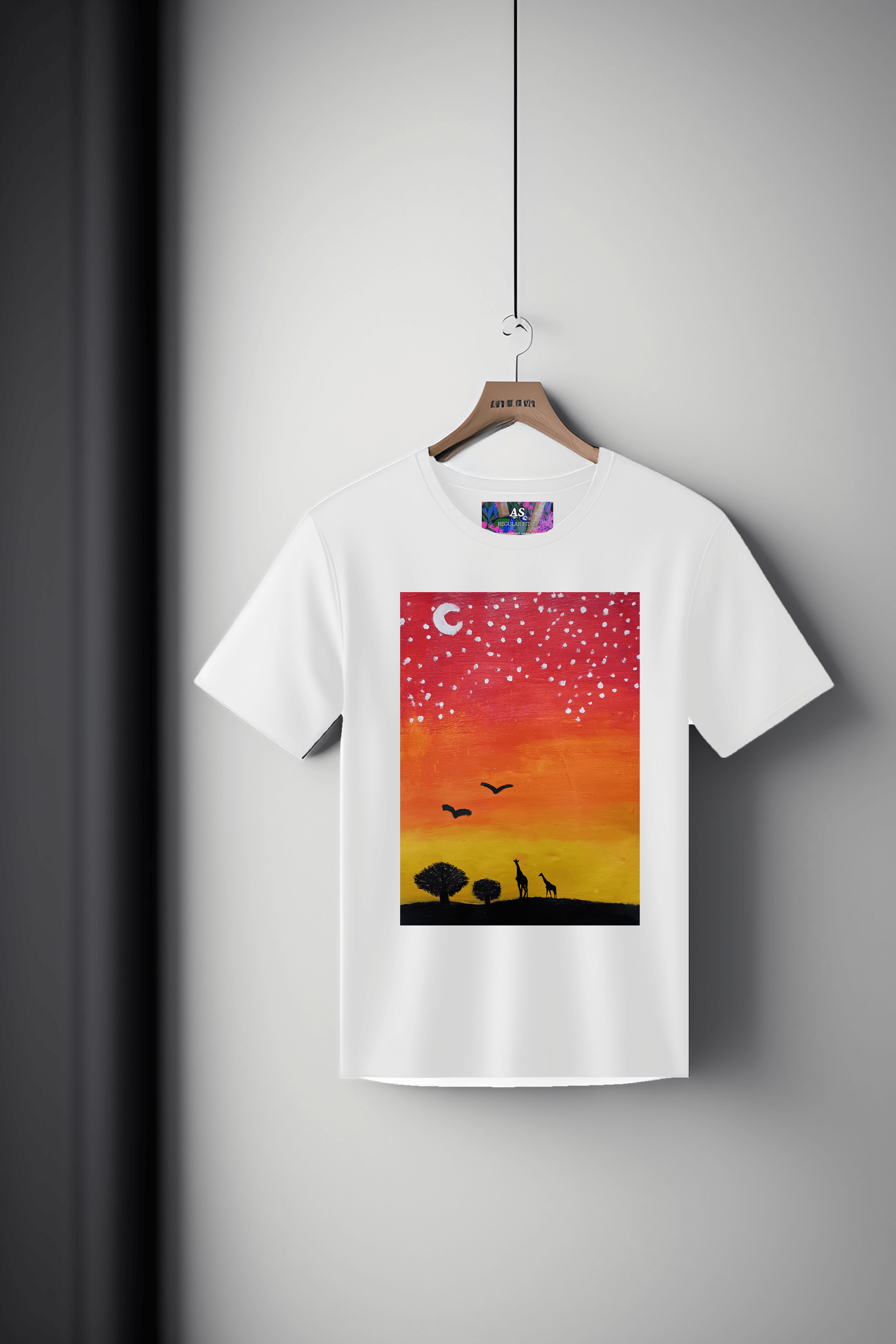 Canvas Art Tee: Twilight Flight
