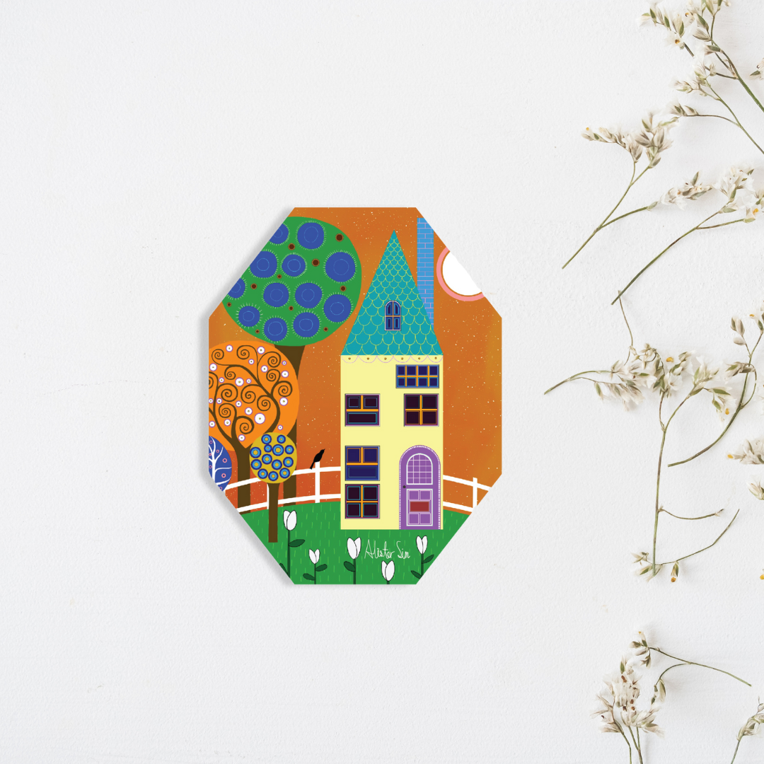 Mysterious House Magnet