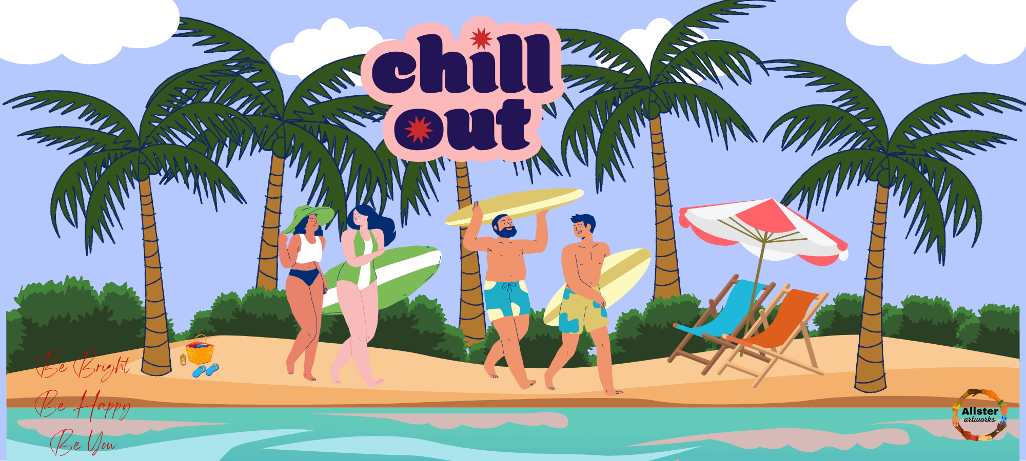 Chill Out Mug (Beach Day)