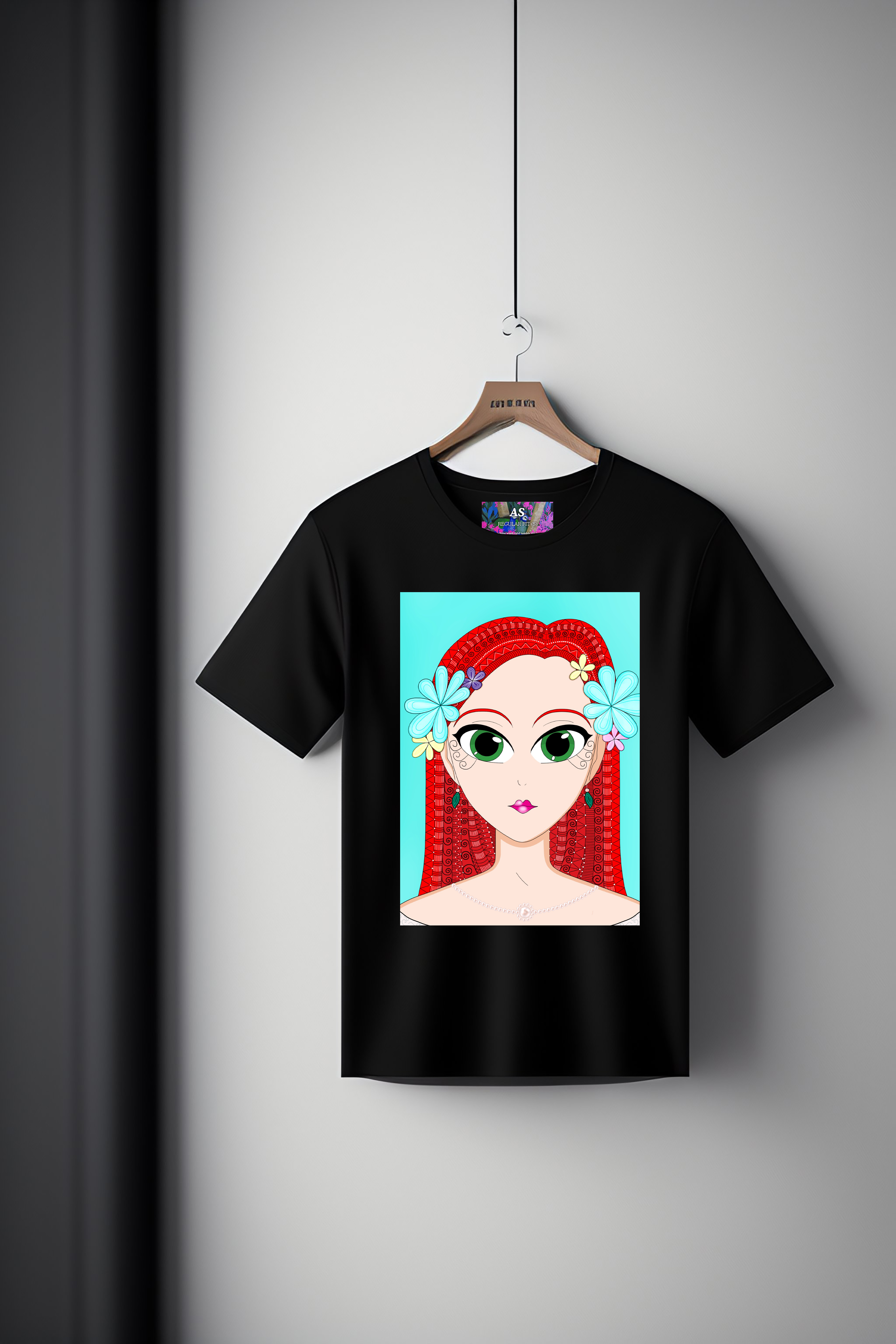 Digital Art Tee: Lady