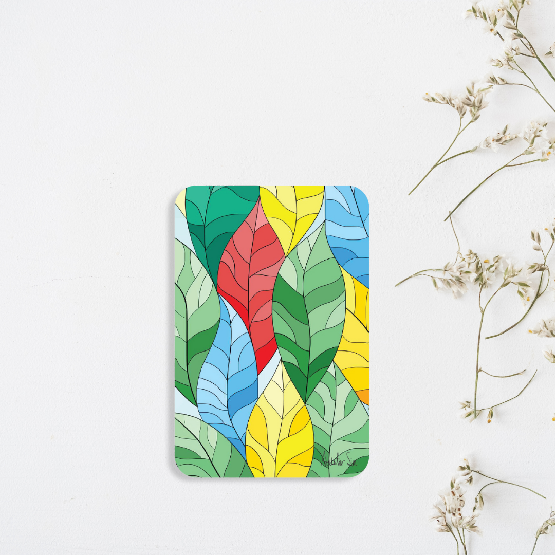 Colourful Leaf Magnet