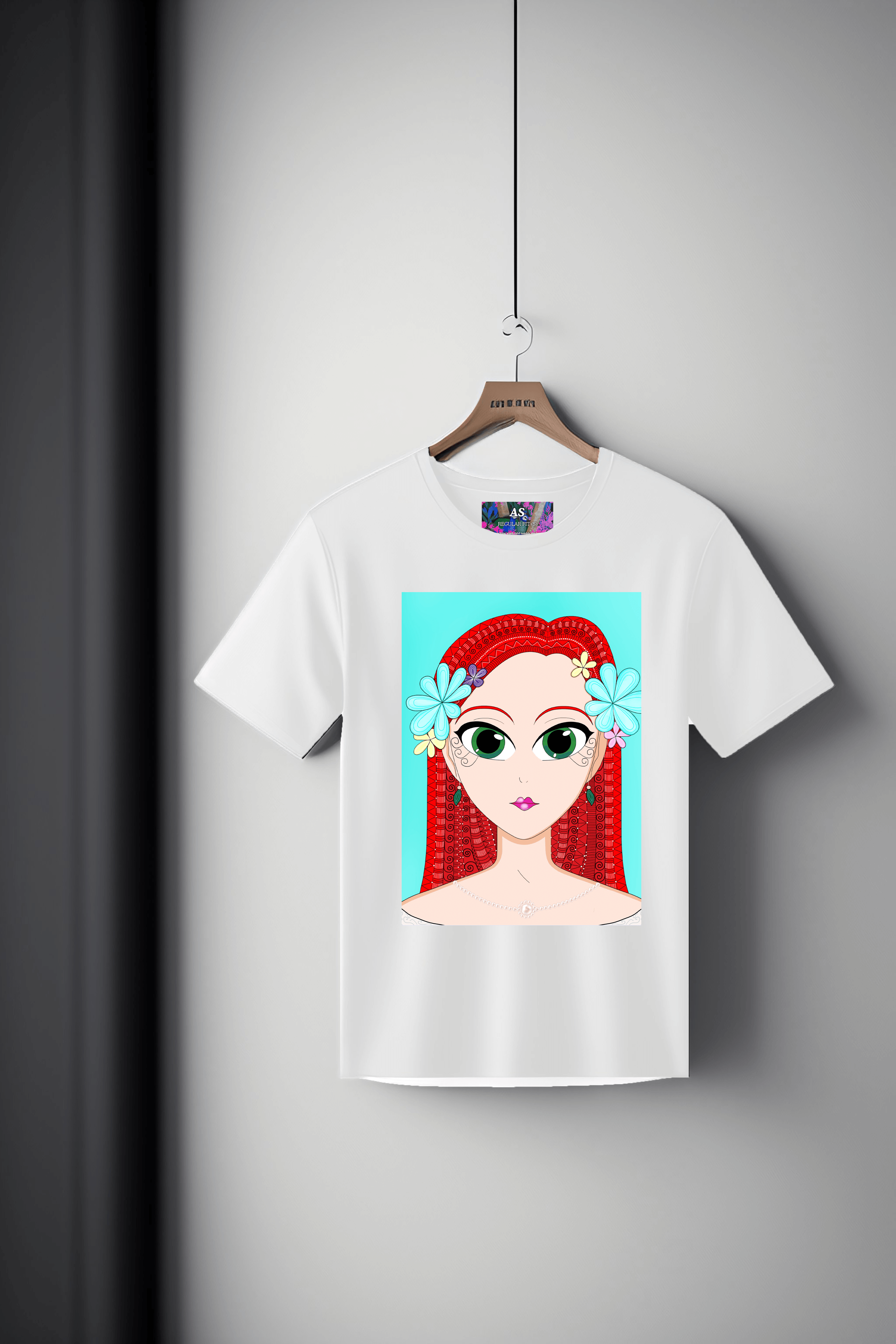Digital Art Tee: Lady