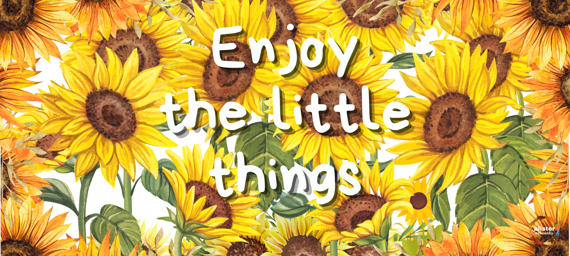 Enjoy the Little Things Mug (Sunflower)