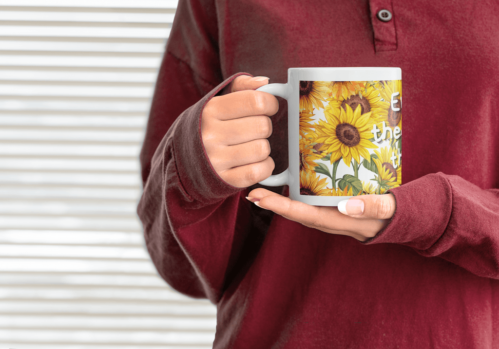 Enjoy the Little Things Mug (Sunflower)