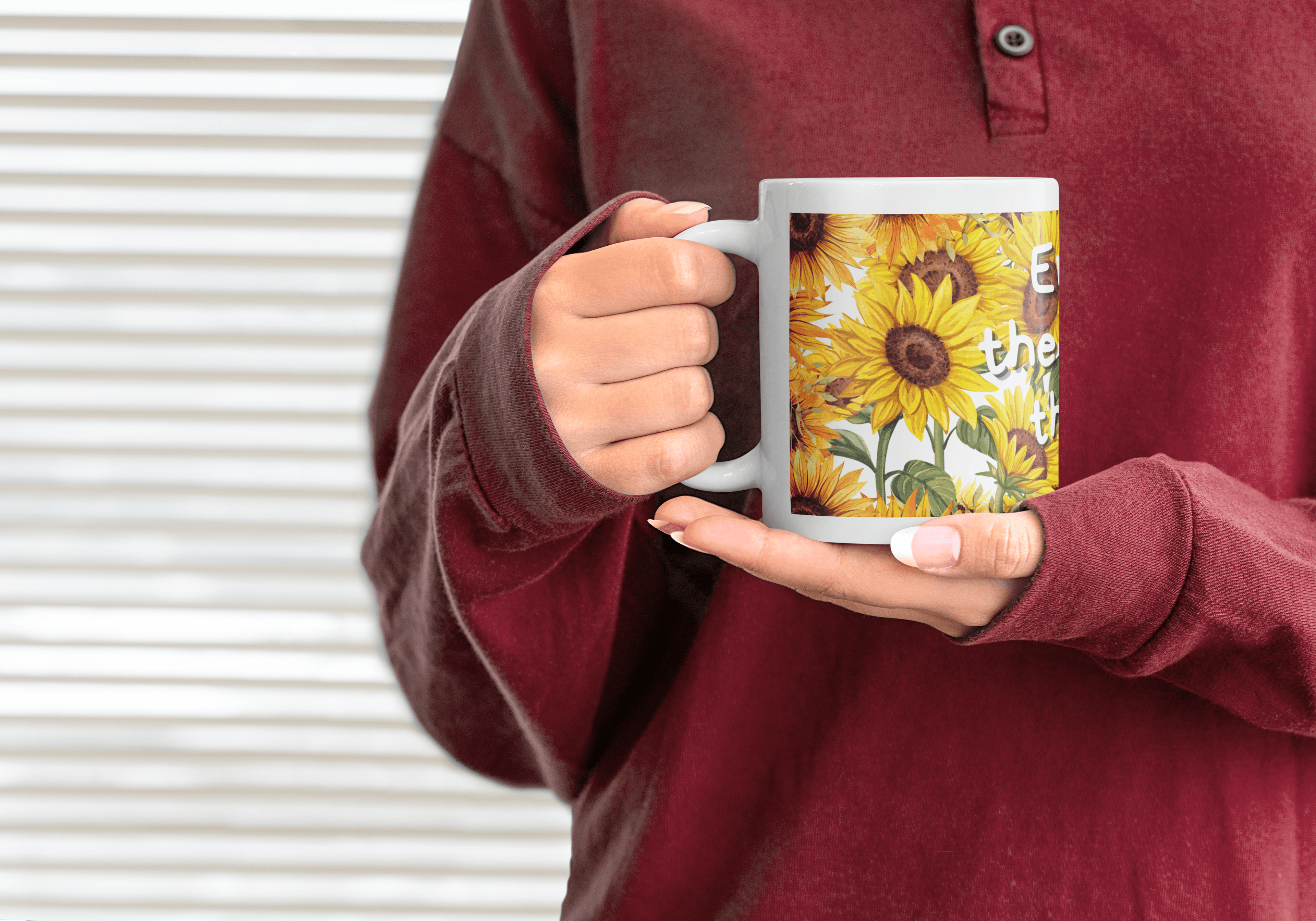 Enjoy the Little Things Mug (Sunflower)