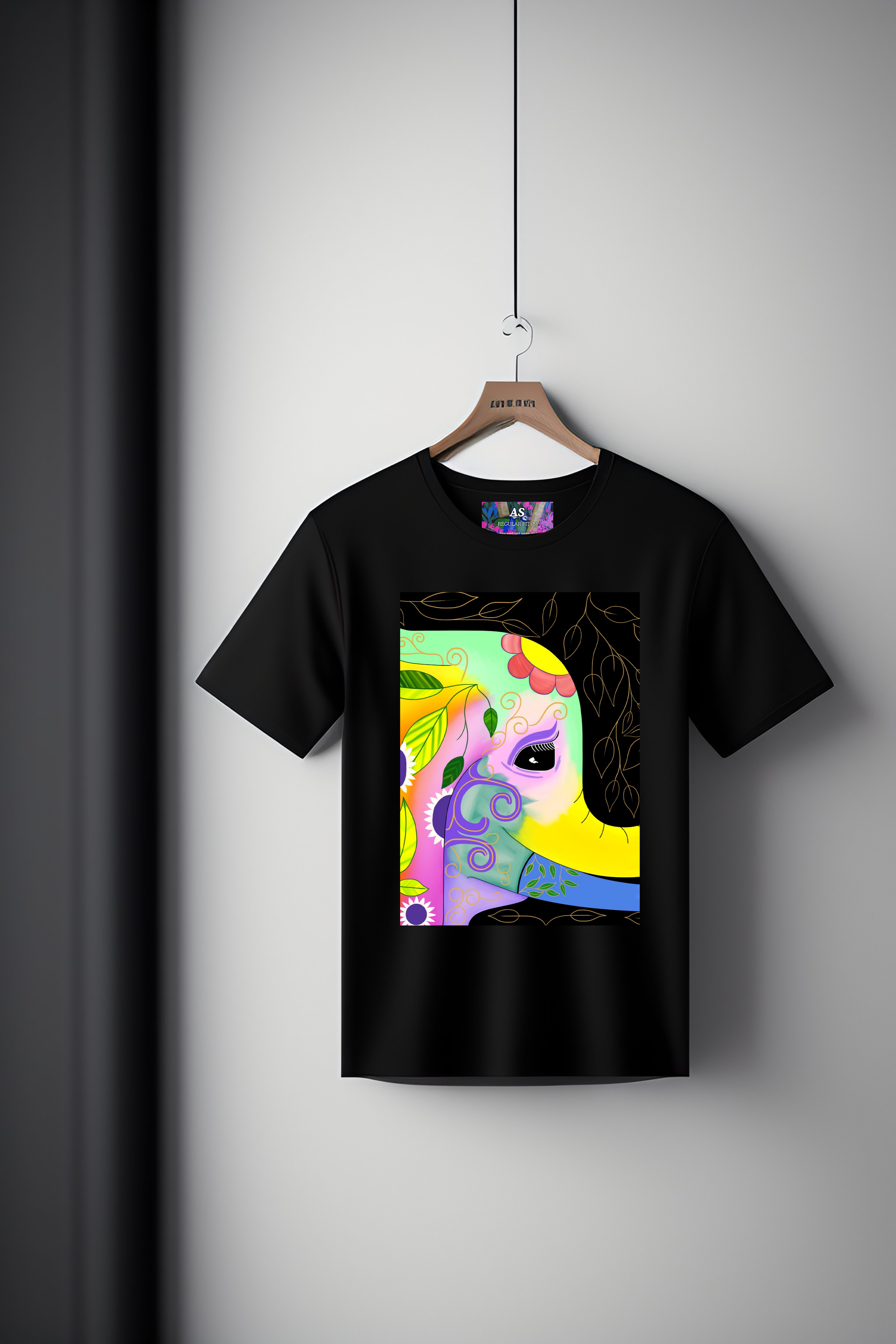 Digital Art Tee: Bohemian Elephant
