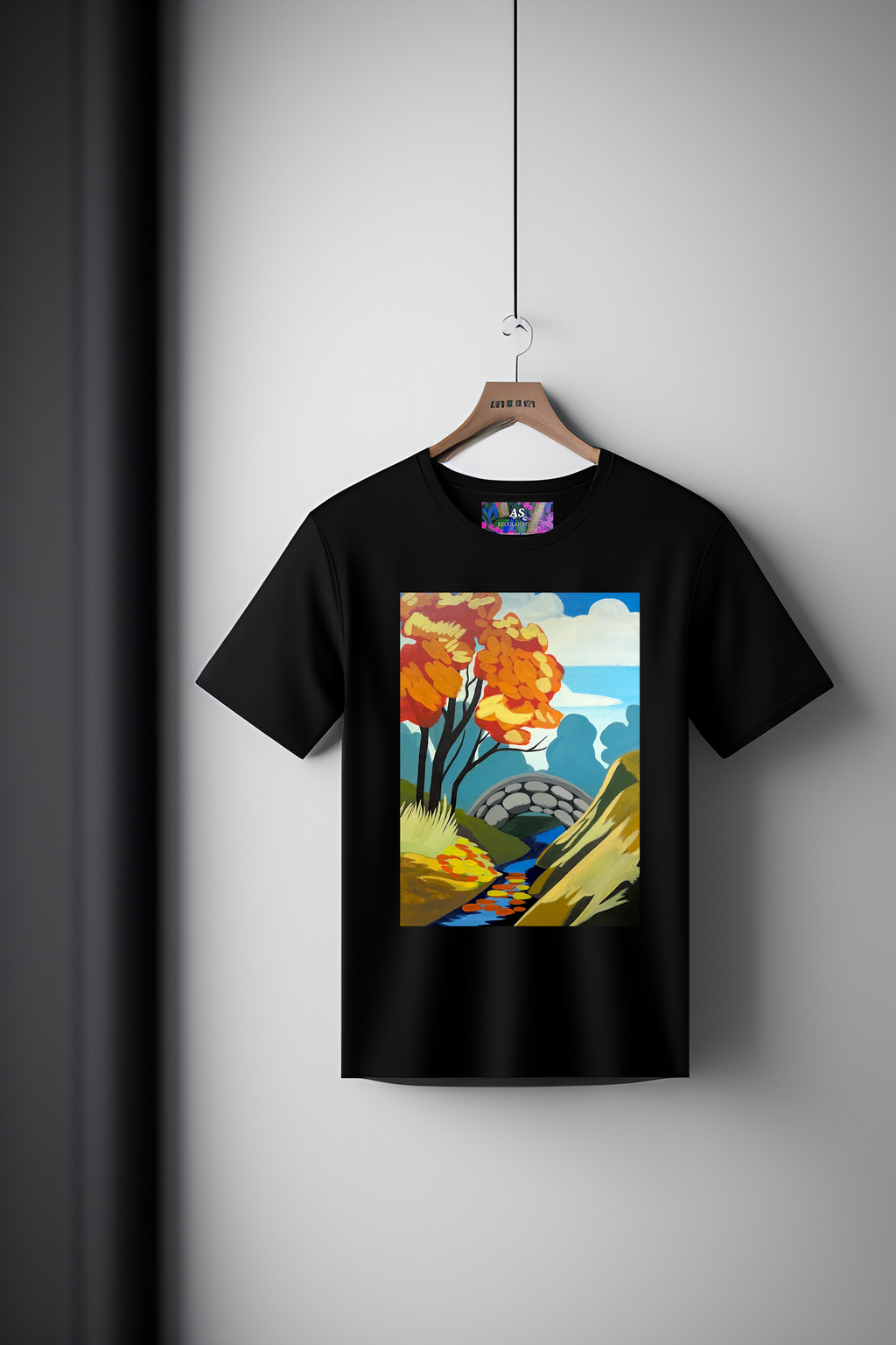 Canvas Art Tee: Autumn Stroll