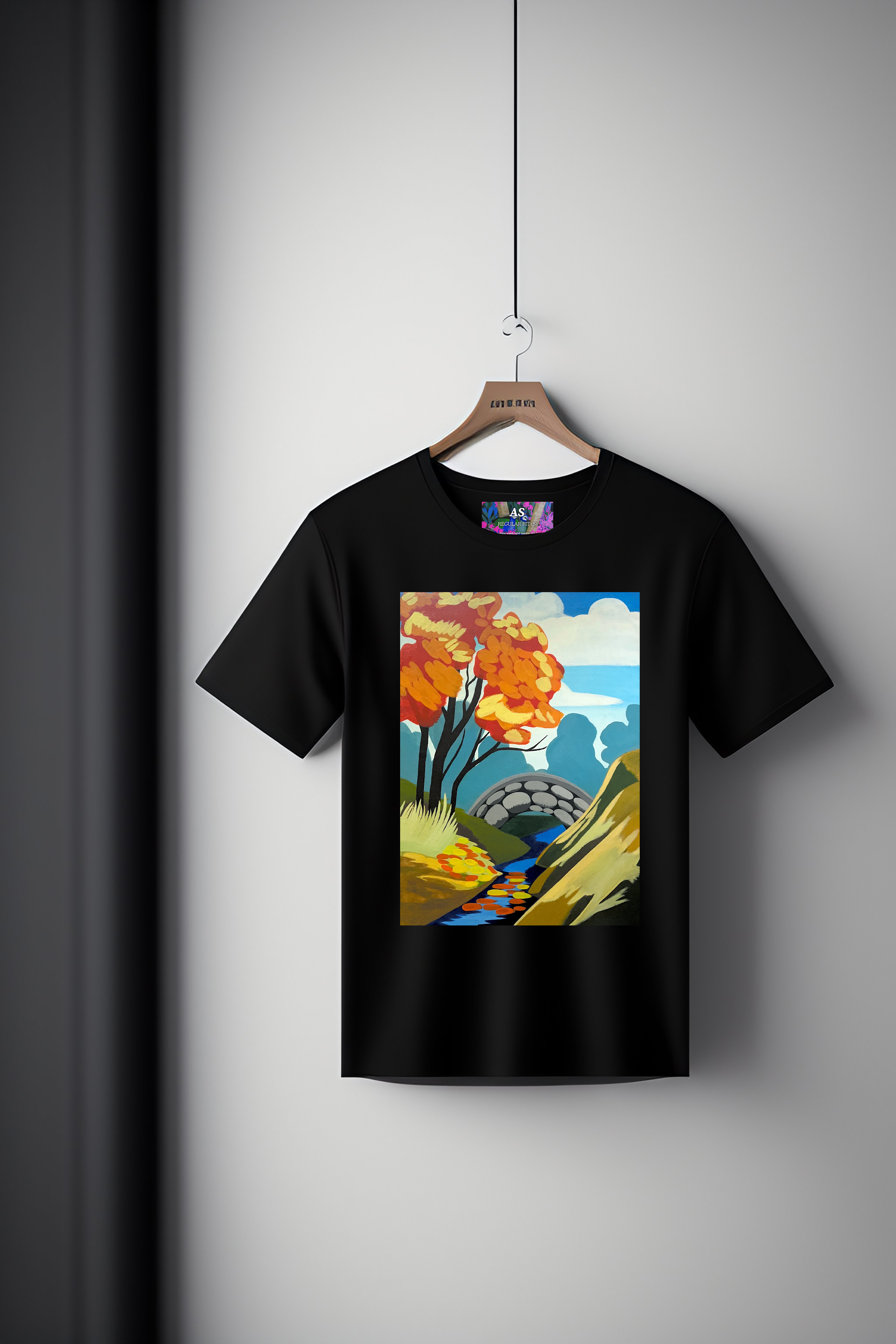Canvas Art Tee: Autumn Stroll