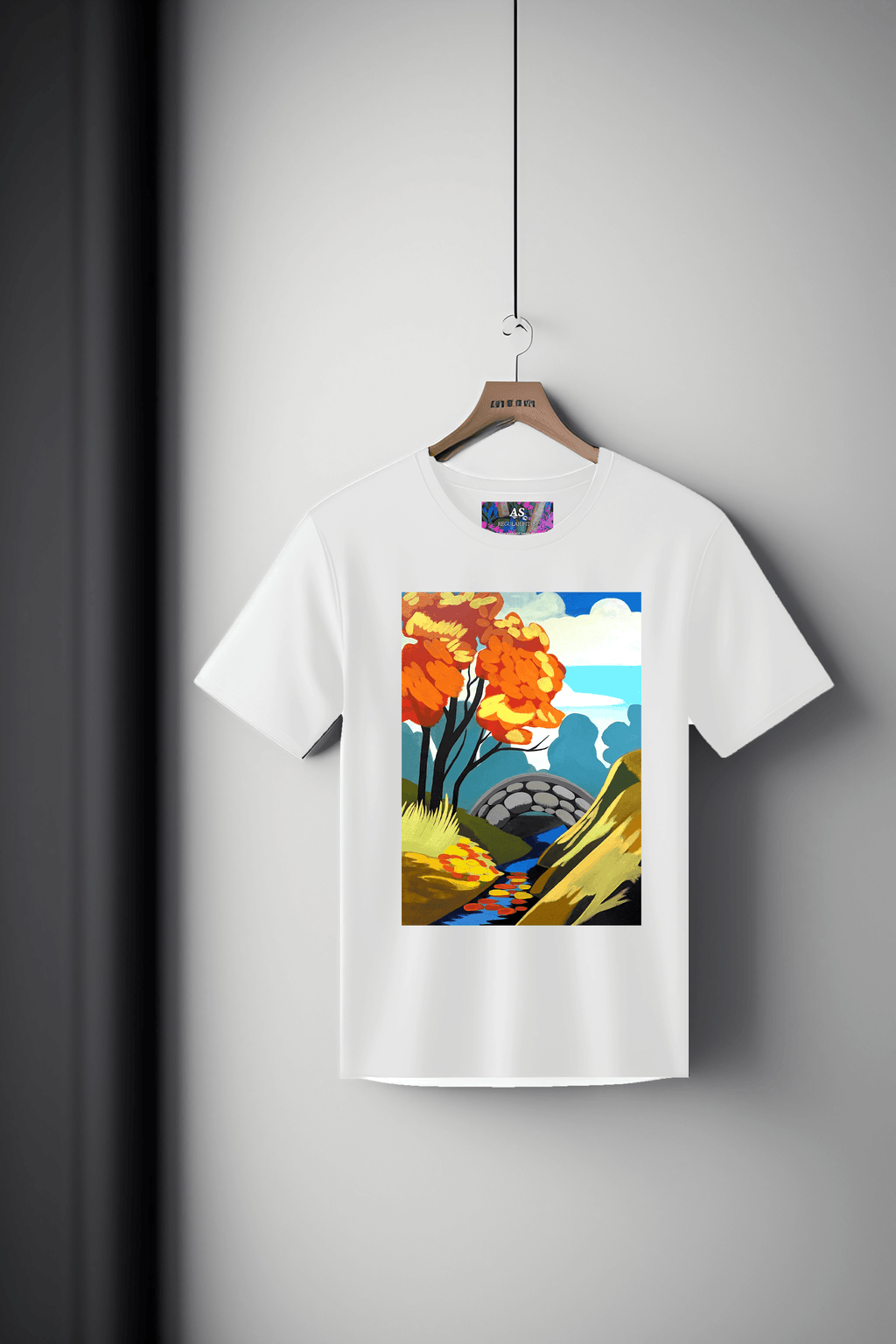 Canvas Art Tee: Autumn Stroll