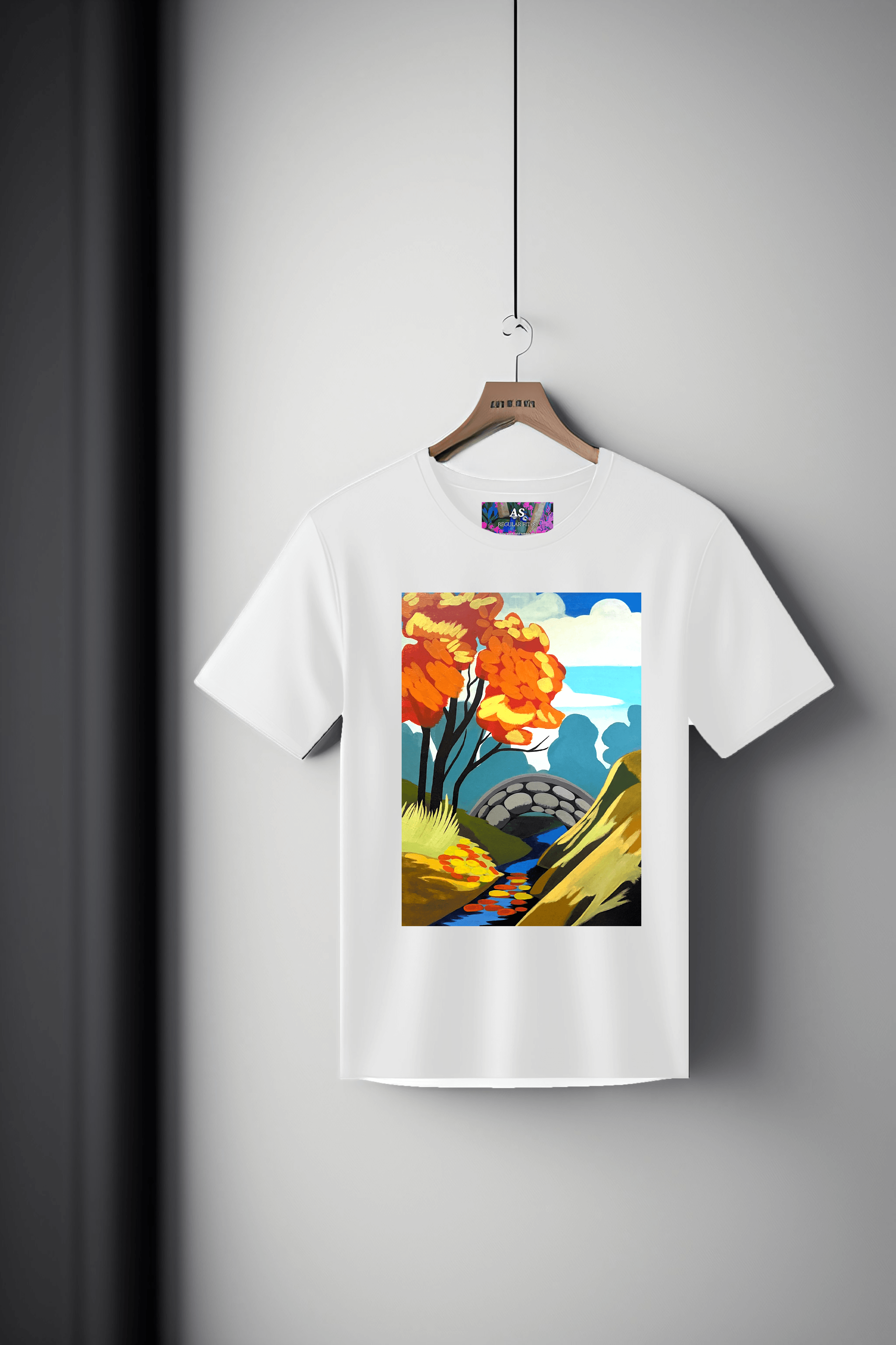 Canvas Art Tee: Autumn Stroll