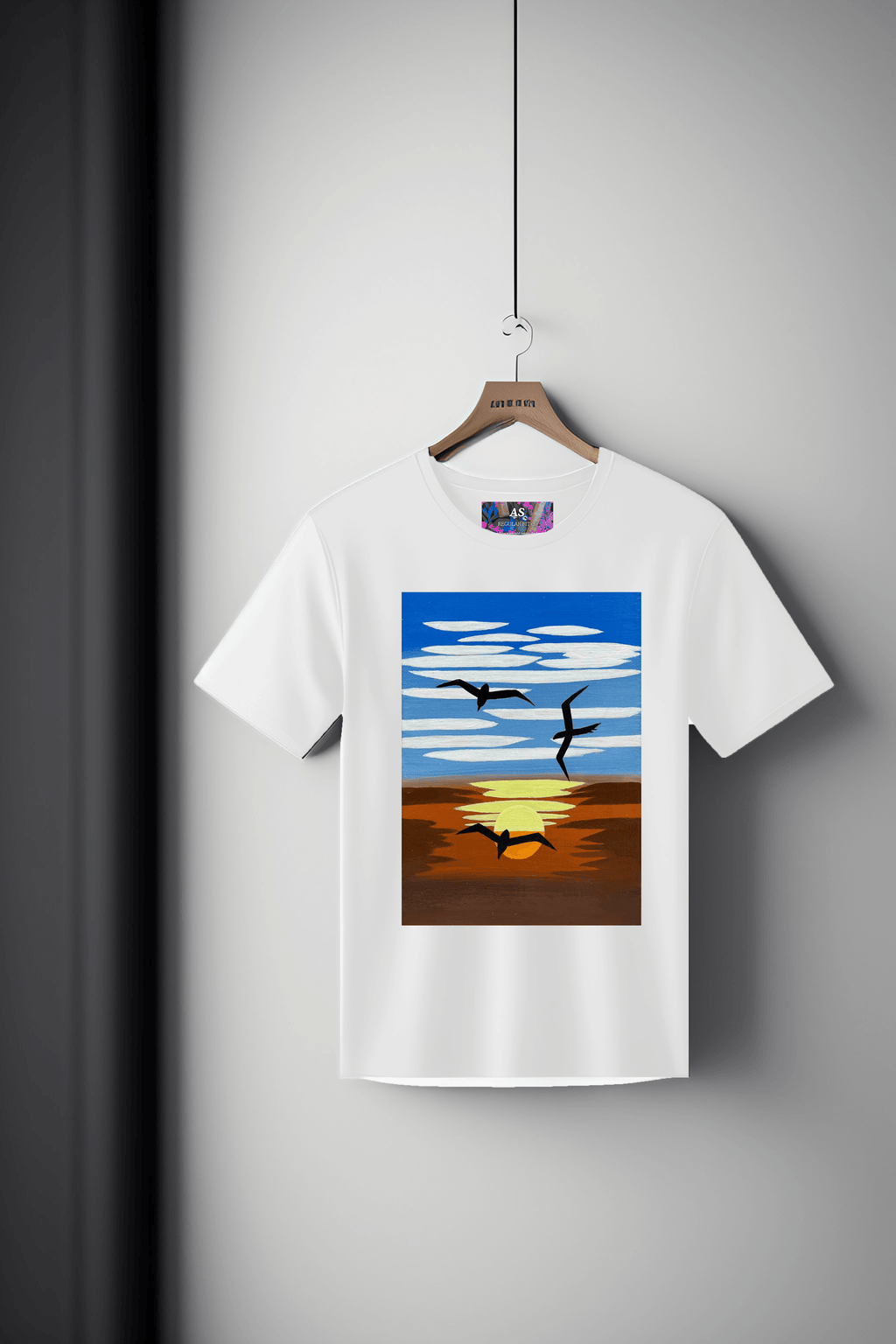 Canvas Art Tee: Flight at Dusk