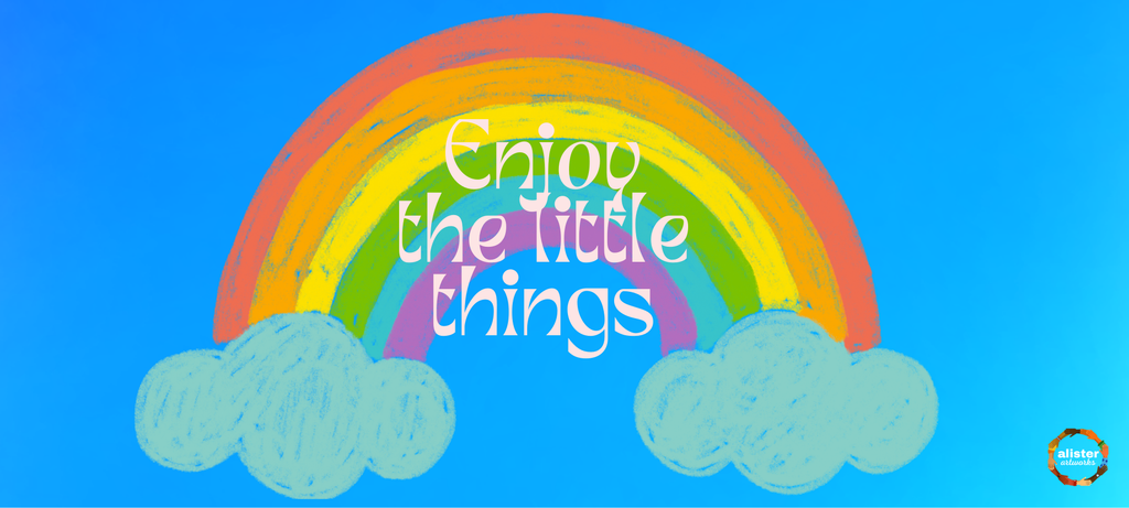 Enjoy the Little Things Mug (Rainbow)