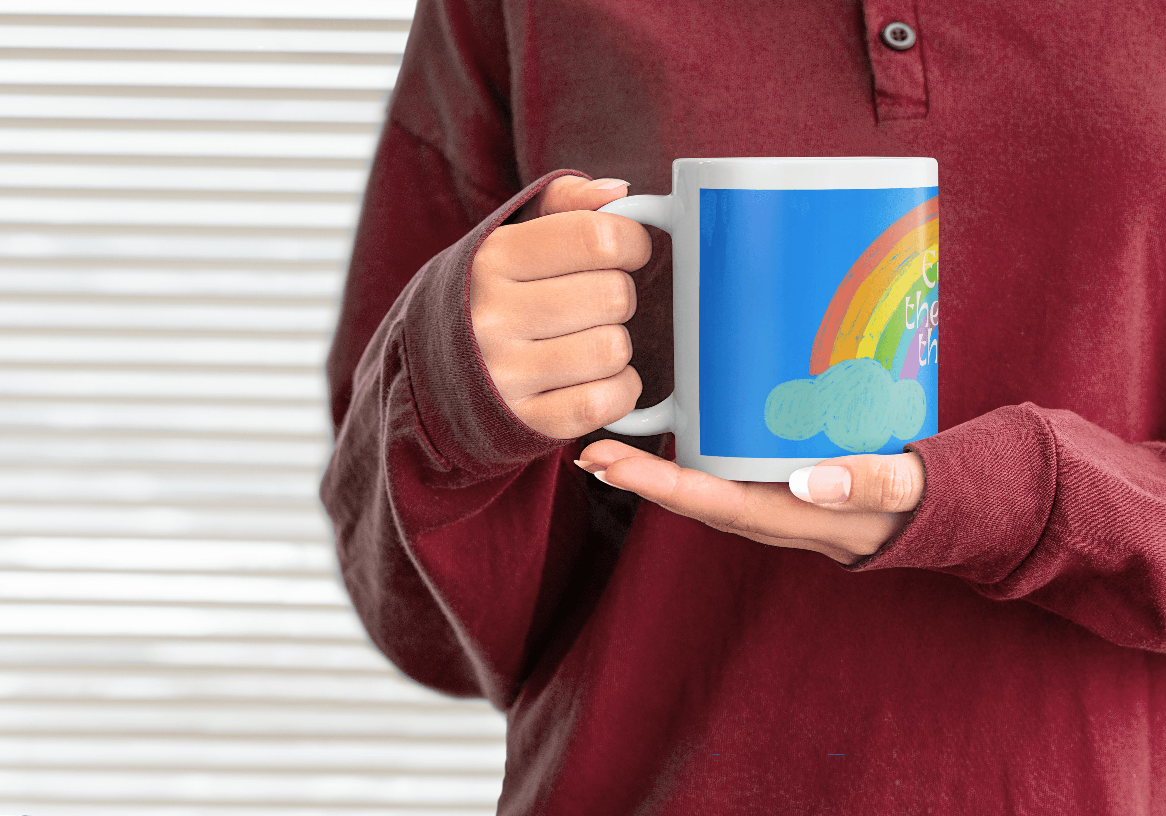Enjoy the Little Things Mug (Rainbow)