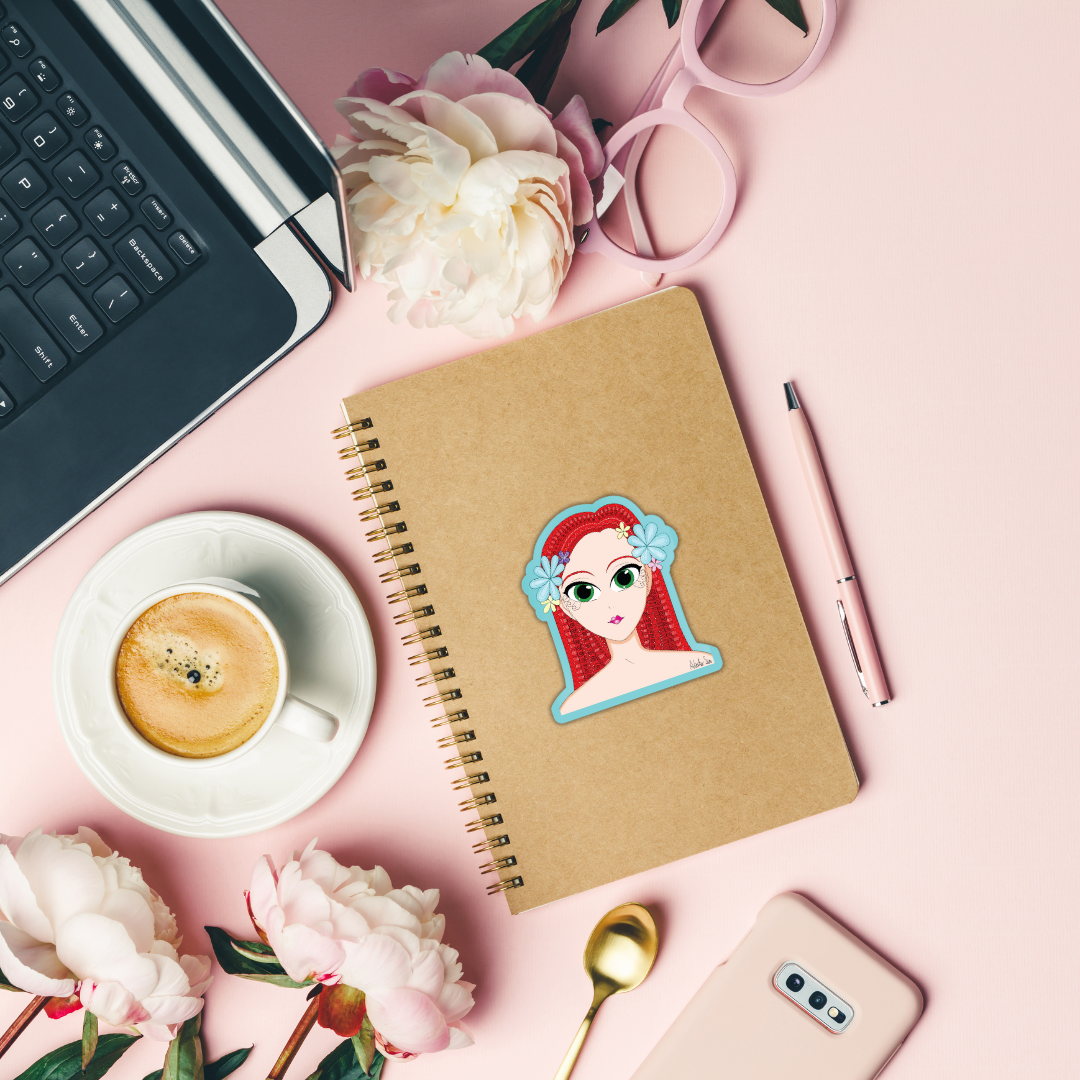 Lady Sticker