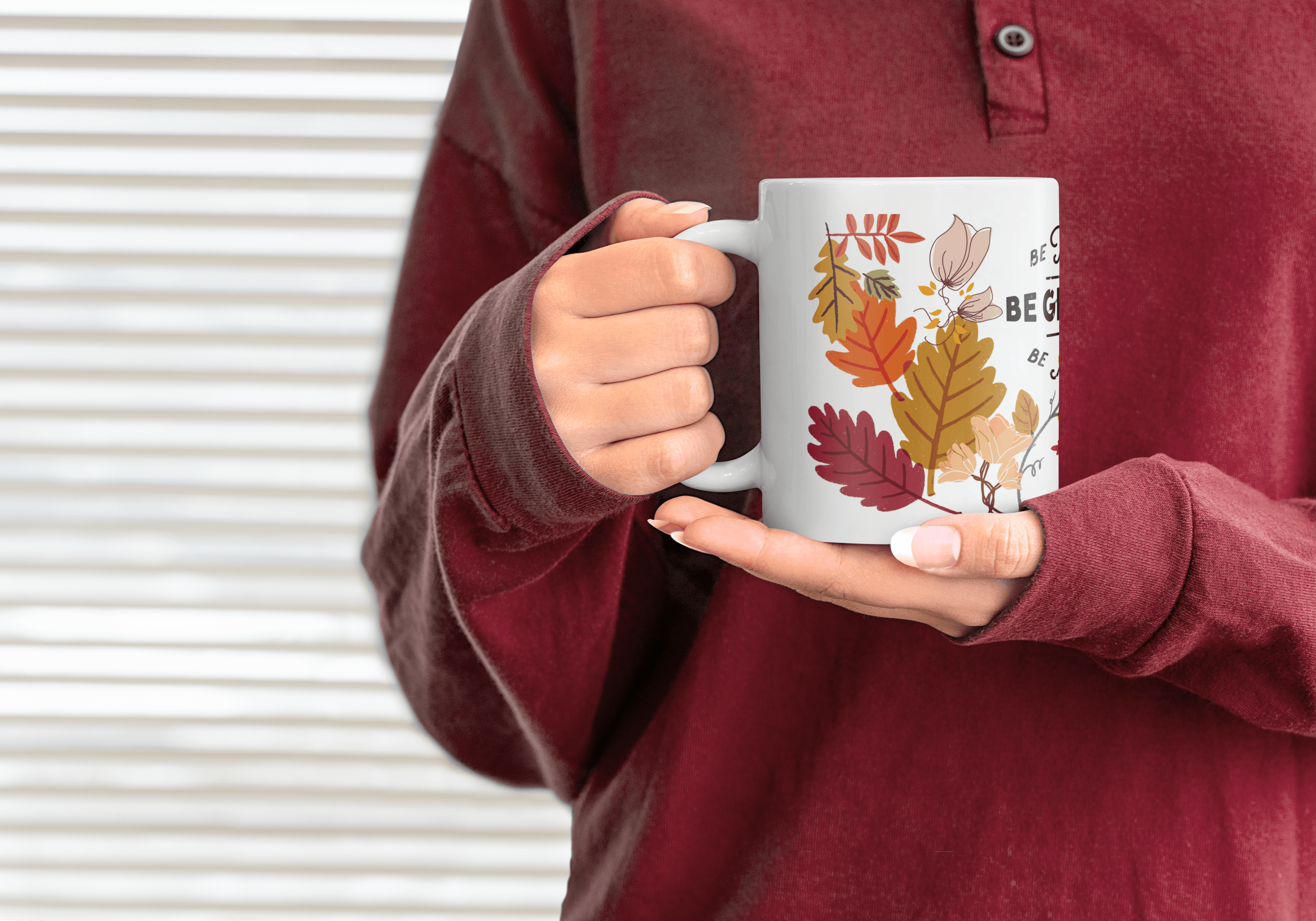 3 Be(s) Mug (Leaves)