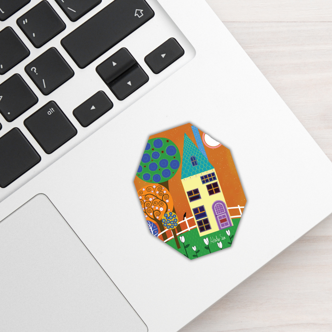 Mysterious House Sticker