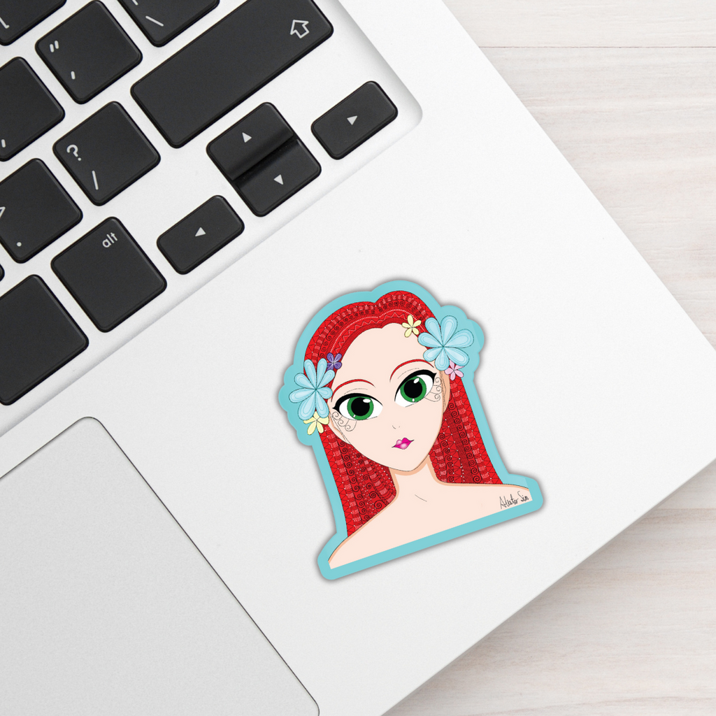 Lady Sticker