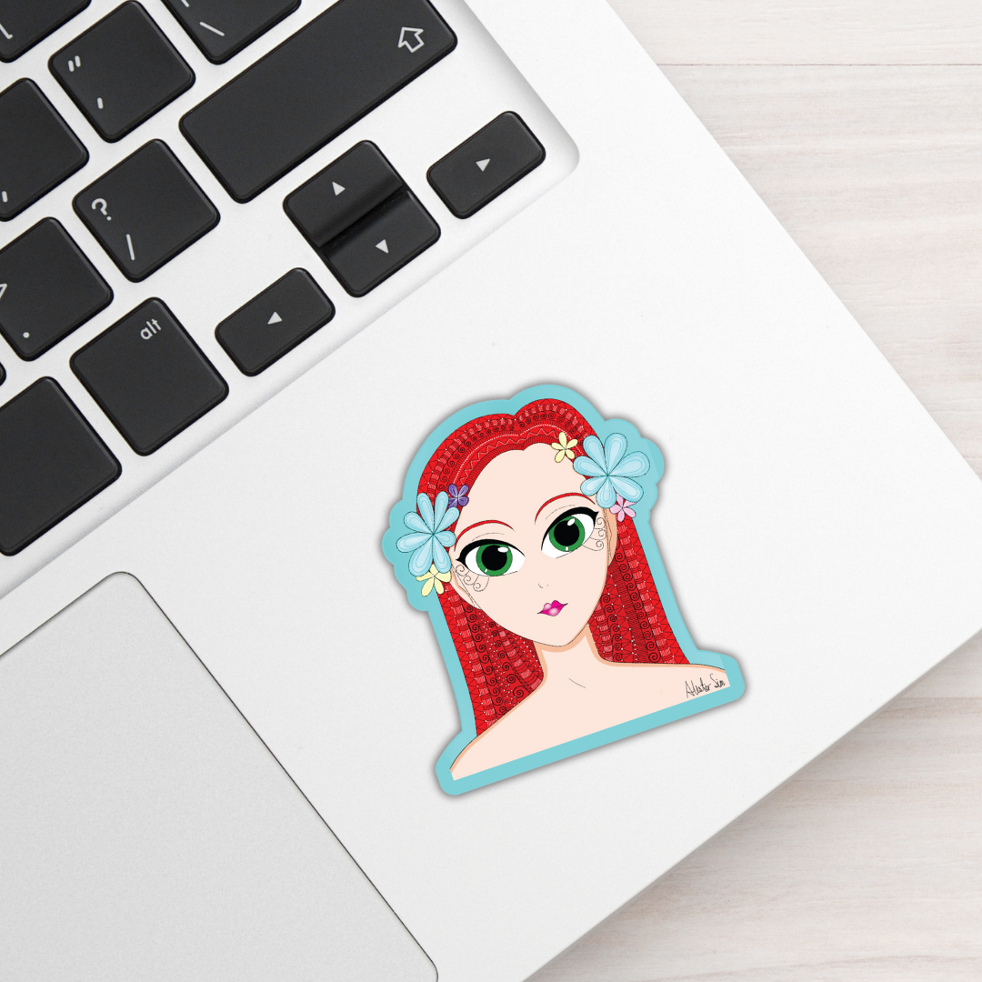 Lady Sticker