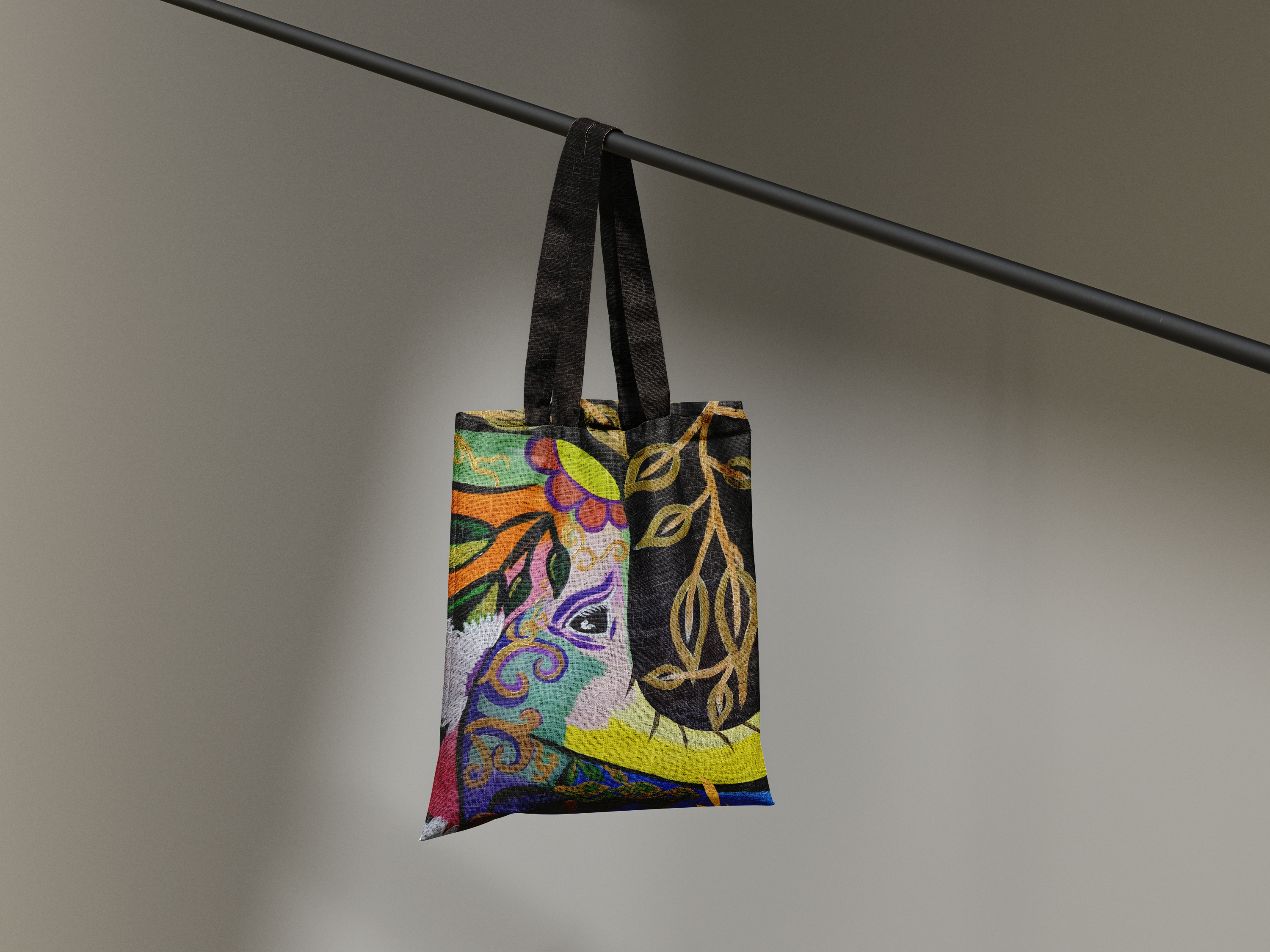 Bohemian Elephant Totebag