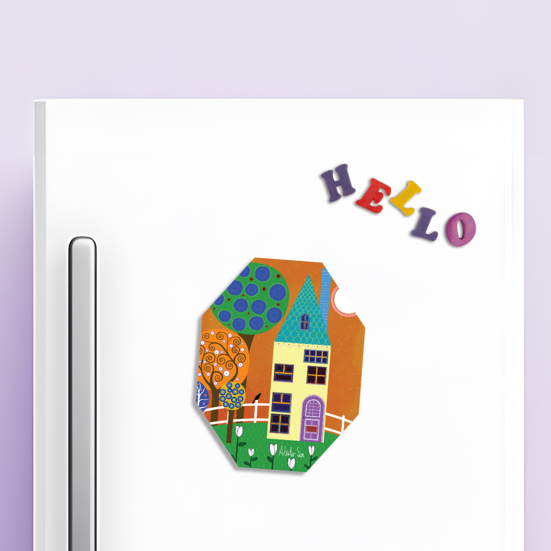 Mysterious House Magnet