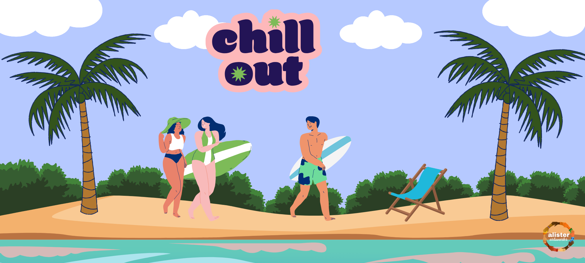 Chill Out Mug (Beach Day)