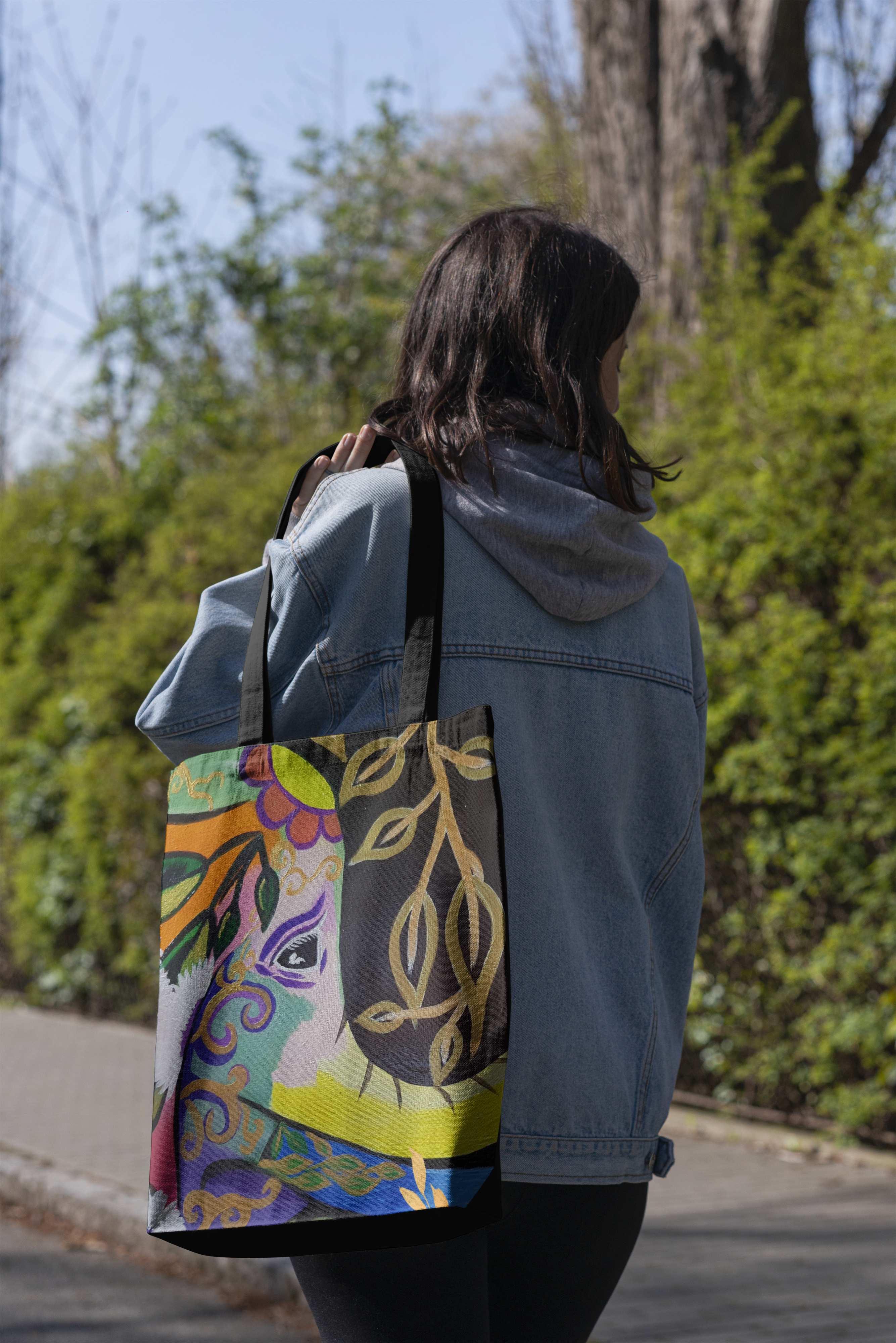 Bohemian Elephant Totebag
