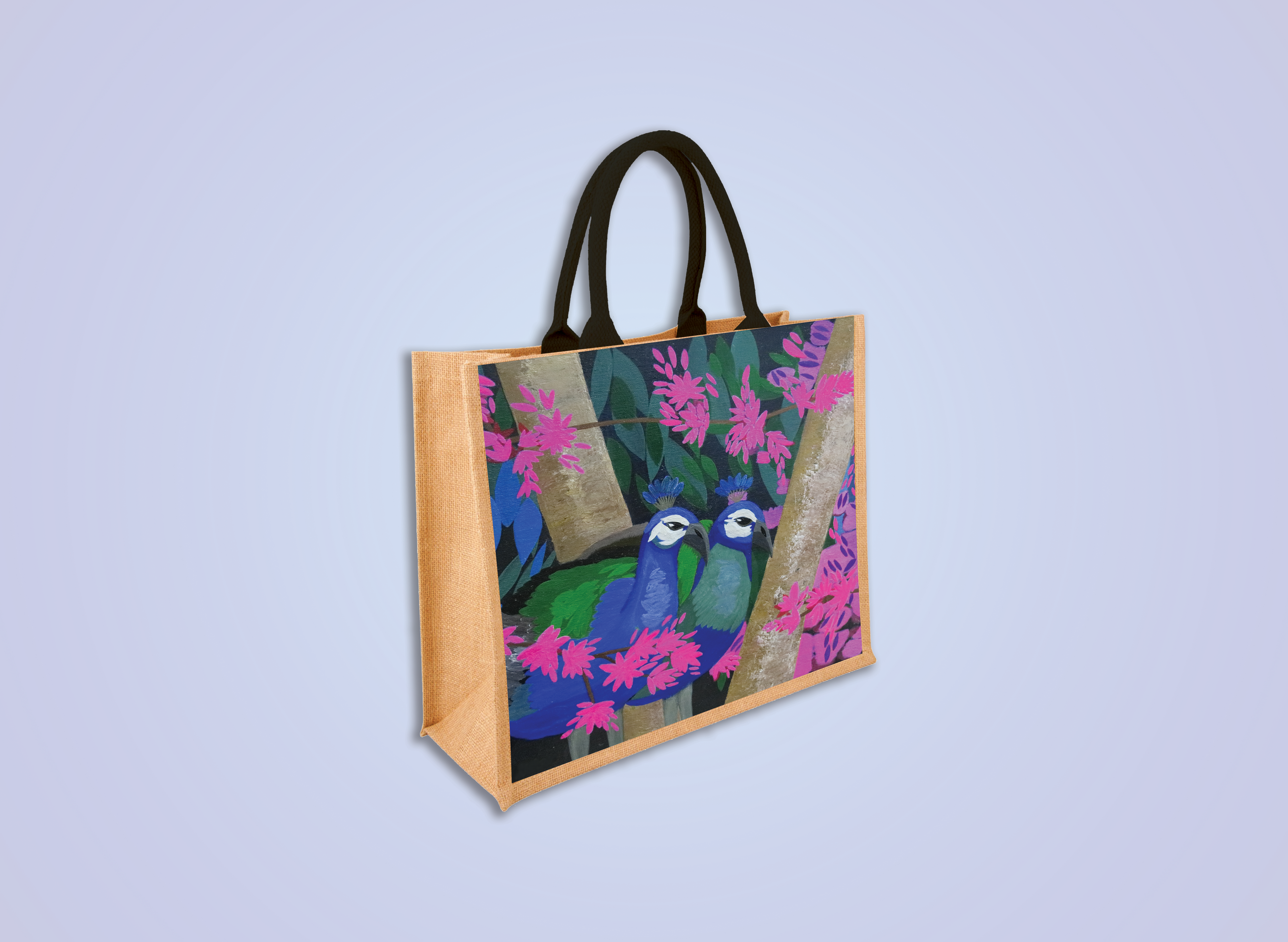Peacock Jute Bag