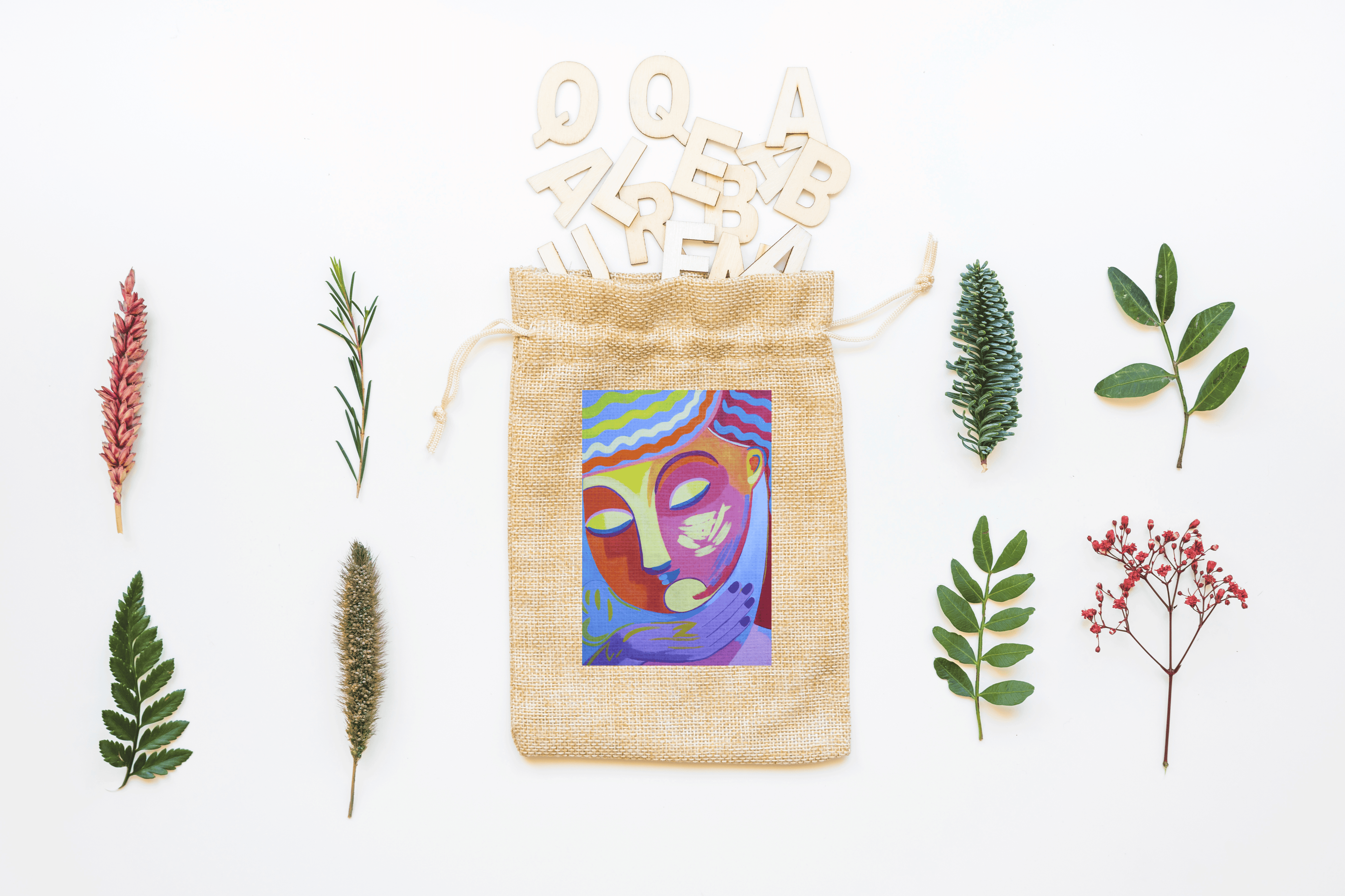 Zen Canvas Drawstring Bag (Copy)